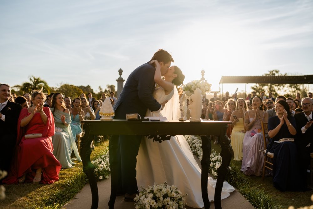 Casamento Tiene e Leonardo Casamento no Saint Jardin Eventos