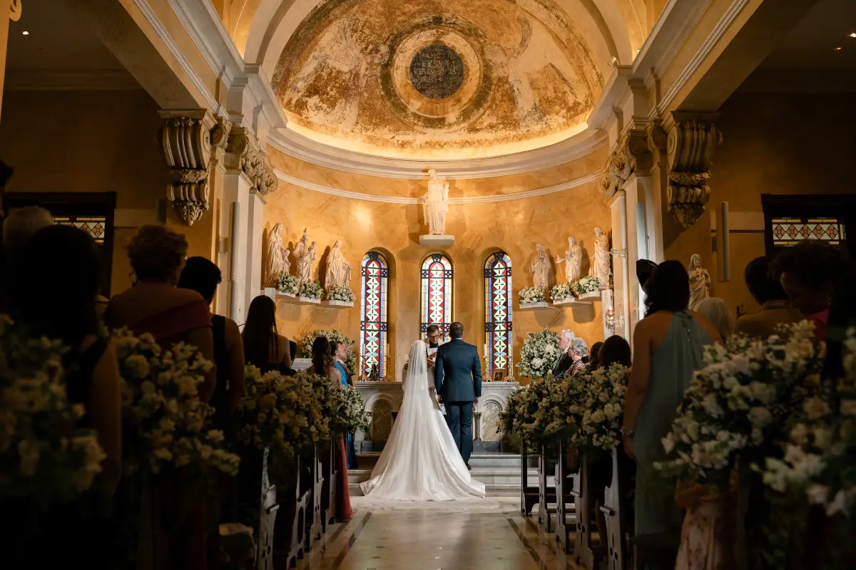 Fotografia de Casamento no Hotel Rosewood SP Luciana e Guilherme na Capela
